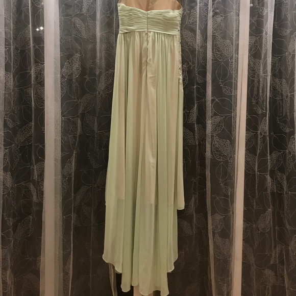 A-Line Formal Dress in Sage - Picture 4 of 8